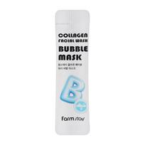 FARMSTAY COLLAGEN BUBBLE veido kaukės (5 ml x 20 vnt.)