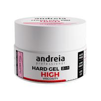ANDREIA HARD GEL 2 IN 1 HIGH VISCOSITY GLITTER PINK nagų gelis, 22 g