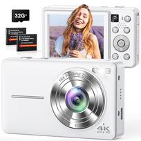 Skaitmeninis fotoaparatas Skaitmeninis fotoaparatas 4K 64MP su automatiniu fokusavimu, 32GB