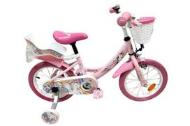 Vaikiškas dviratis Volare Unicorn 14", rožinis, Roze