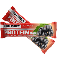 ActivLab High Whey Protein Bar, Black Currant, 80 g