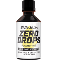 BioTech Zero Drops, Vanilla, 50 ml