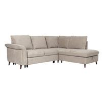 Kampinė sofa-lova LINDY RC Šviesiai ruda