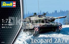 Plastikinis surenkamas tanko modelis Leopard 2A7V, mastelis 1:72