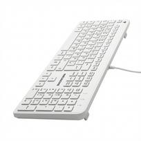 MAN&MACHINE Keyboard Very Cool Flat Hygienetastatur,white,104Tasten,DE (VCF/DE/W5)