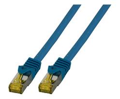 EFB-Elektronik RJ45 Patchkabel Cat.6A S/FTP LSZHCat.7 Rohkabel blau 1m Hersteller: EFB Elektronik (MK7001.1BL)