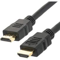 IC Intracom TECHly - Highspeed - HDMI-Kabel mit Ethernet - HDMI männlich zu HDMI männlich - 10 m - Schwarz - bi-direktional, unterstützt 4K 24 Hz (4096 x 2160)