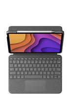LOGITECH Folio Touch Case with Keyboard - Quertz Oxford Grey, for Apple iPad Air 11", (4th/5th Generation)