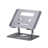 StarTech.com Rotating Laptop Stand, 360° Swivel, Ergonomic Desk Riser for Computer, Adjustable-Tilt Elevated Tray, Maximum 11lb/5kg Capacity, Aluminum Construction, Portable Design