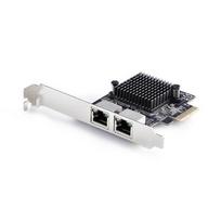 StarTech.com 2-Port 5G Gigabit PCIe Network Adapter Card, 5G/2.5G/1G/100M/10M PCI Express LAN Card with Realtek RTL8126, Compatible with Windows and Linux, TAA Compliant