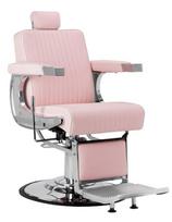 Kosmeda M barberio kėdė rožinė, chromuotas rėmas Leslie 55-72cm