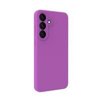 „Evelatus“ „Samsung Galaxy S25 FE“ aukščiausios kokybės magnetinis, minkštas silikoninis dėklas, violetinis