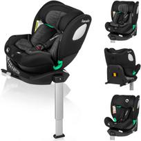 Automobilinė kėdutė Lionelo Braam Air i-Size Black Carbon 4in1, ISOFIX, juoda