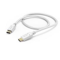 Hama 00183330 USB-C į USB-C kabelis, 1 m, baltas