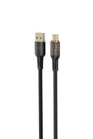 Tellur TLL155711 USB-A į USB-C duomenų ir greito įkrovimo kabelis, 3A, 100 cm, juodas