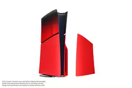 Konsolės korpusas PS5 Console Cover (Slim) Techno Red (Išleidimo data 2026-03-12)