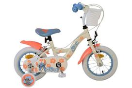 Vaikiškas dviratis Disney Stitch 12", rožinis