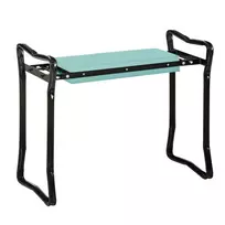 Sulankstoma sodo taburetė, Pagalba klūpant iki 150 kg – Tamsiai žalia 58 x 28 x 49 cm