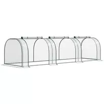 Šiltnamis PVC skaidrus žalias 350 x 100 x 80 cm
