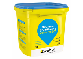 Hidroizoliacinis gruntas bituminis Weber.tec 901, 10L