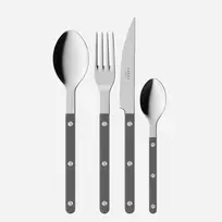 Sabre Paris Bistrot | 4 dalių stalo įrankių rinkinys - Dark grey