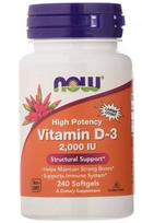 NOW Vitamin D3 2000IU 240 kaps