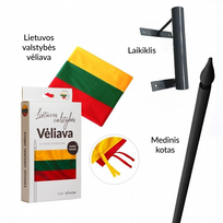 SMART vėliavos komplektas antracito spalvos Lietuva