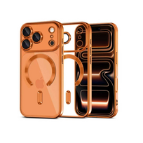 Tech-Protect MagFlex MagSafe dėklas iPhone 17 Pro - Skaidrus Oranžinis