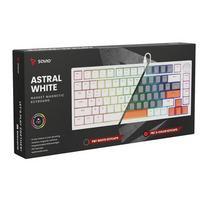 Savio ASTRAL WHITE JADE 3-Color Gaming Keyboard, USB, QWERTY US International