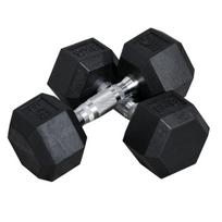 Šešiakampių hantelių rinkinys 2 x 8 KG