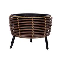 Sodinukas WICKER 36x36xH27cm, rudos spalvos