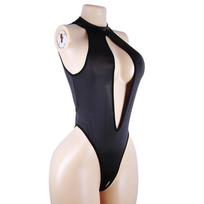 Night concubine sex underwear neck deep V hollow waist onesie women's swimsuit supply One size fits all juoda