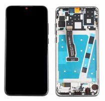 Huawei P30 Lite ekranas su lietimui jautriu stikliuku ir rėmeliu, juodas