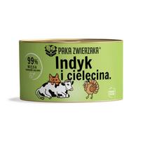 PAKA ZWIERZAKA Kalakutas su jautiena - šlapias kačių maistas - 200g
