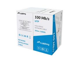 LANBERG LAN UTP KABELIS 100MB/S 305M CCA GELTONAS