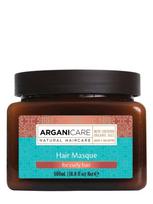 ARGANICARE Plaukų kaukė su argano aliejumi ir šilko baltymais garbanotiems plaukams, 500 ml