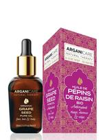 ARGANICARE Organinis vynuogių sėklų aliejus veidui, kūnui ir plaukams (GRAPE SEEDS Organic Oil), 30ml