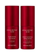 HYALUXIR Paakių serumas/veido serumas su hialurono rūgštimi brandžiai odai, 2x30 ml
