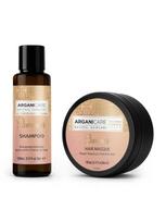ARGANICARE Monoi šampūnas ir plaukų kaukė, 2x100 ml