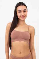 Besiūlė palaidinė su plonomis petnešėlėmis CAMI TOP Giulia, spalva mokko, L/XL