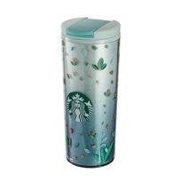 Starbucks Žalias Laukinis Paslapties Dvigubo Sienelės Puodelis 485ml