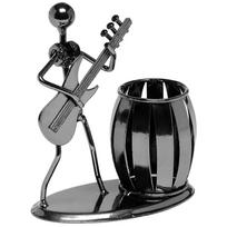 Guitar Vase Pencil Pot Desk Tidy Pen Holder Organizer School Office Container Stationery Supplies sidabras