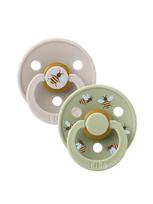 BIBS Čiulptukas Round, 2 vnt.(Bumblebee, mushroom mix) 6+mėn