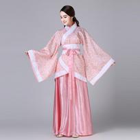 Hanfu Kinų drabužiai Mergaitės gėlės Tradicinė scenos suknelė Moteriška šokio suknelė Suaugusiųjų fėja XS