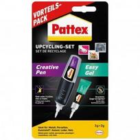 Klijai Pattex Upcycling-Set: klijai, 3 g + klijų pieštukas Creative Pen, 3 g