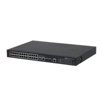 Komutatorius 24 PoE prievadai + 2 Gigabit, 100Mbps, PFS4226-24ET-360-V3