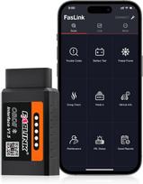 X1 OBD2 Scanner Bluetooth for iPhone & Android ELM327 OBDII Code Reader Check Engine Light Wireless Adapter Compatible with All CC0166 X1mini