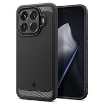 Juodas tekstūrinis dėklas "Spigen Rugged Armor" telefonui Xiaomi 15T Pro