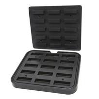 Stačiakampė tartaletės forma - 90x30/85x26 mm - 15 vnt