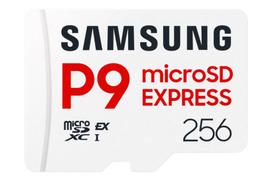 Samsung P9 Express | MicroSD Card | 256GB | microSDXC | Flash memory class U3, V30, A1|MB-MK256T/WW